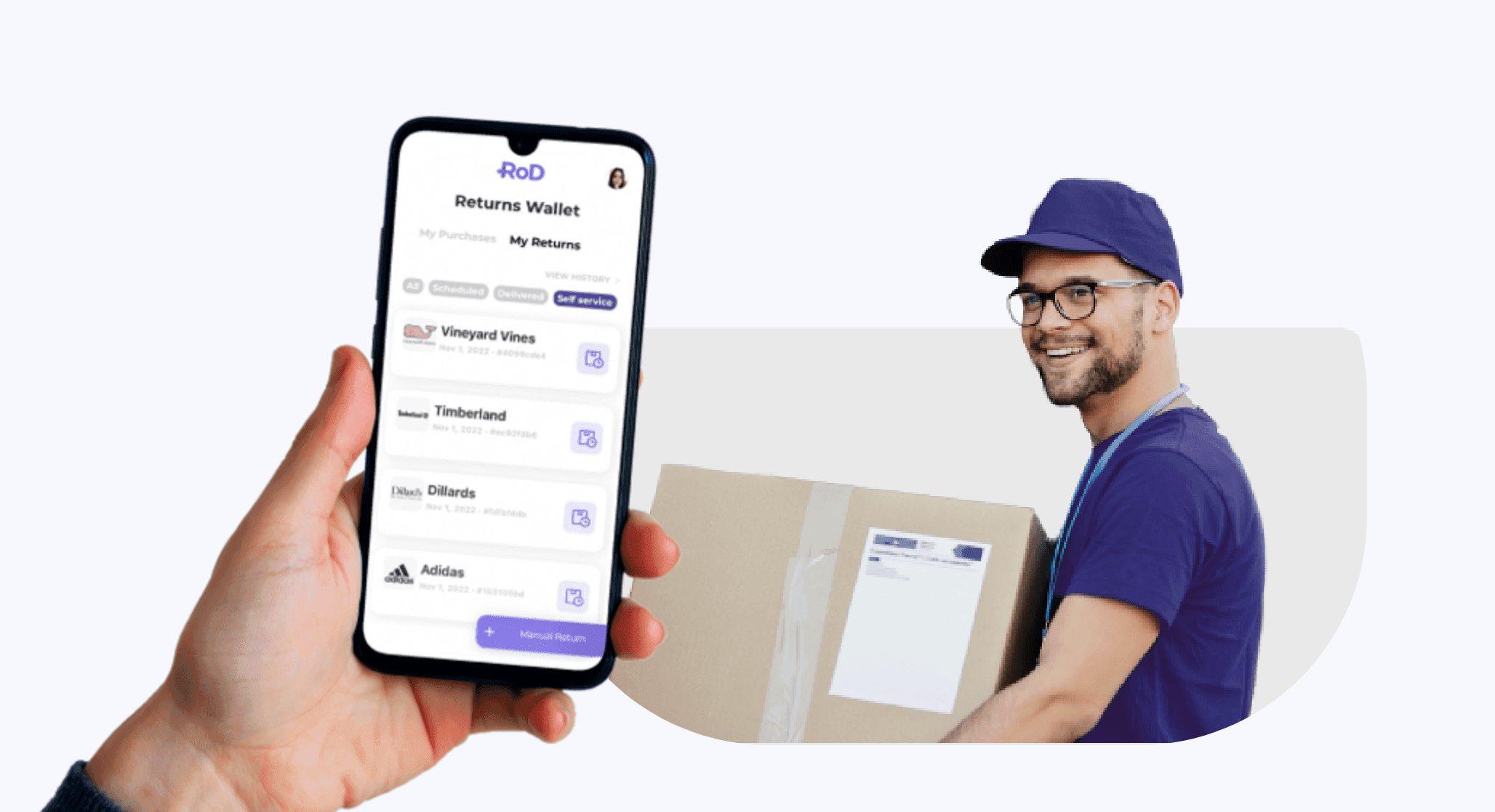 On-Demand Return-Pickup App
